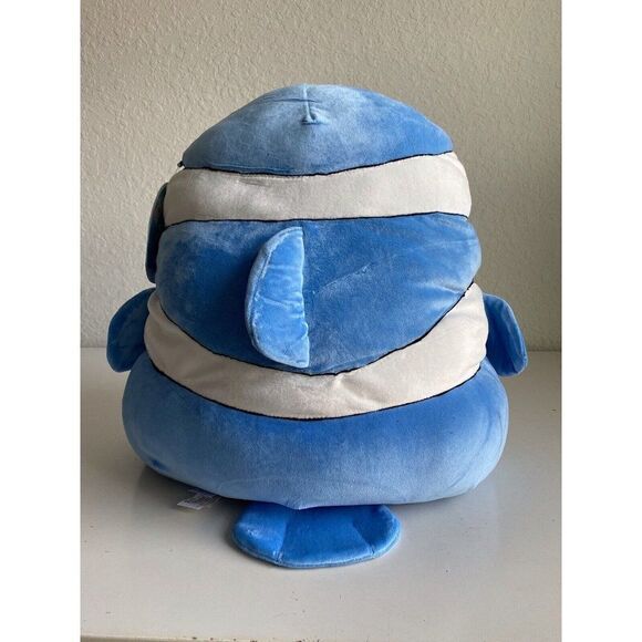 Squishmallow 16" Ricky The Clownfish Soft Blue Anchor Belly Plush NEW - Picture 7 of 12